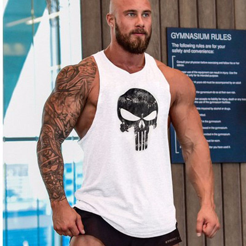 PUNISHER WORKOUT TANK TOP - Thin Blue Line Wear