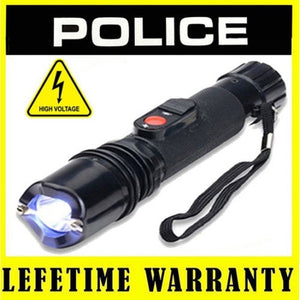 Self-Defense  Rechargeable LED Flashlight - Thin Blue Line Wear