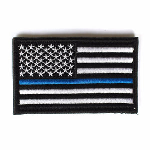 TACTICAL THIN BLUE LINE EMBROIDERED PATCH - Thin Blue Line Wear