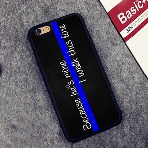 THIN BLUE LINE IPHONE CASE - WOMEN - Thin Blue Line Wear