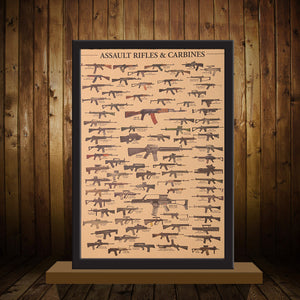 World Famous Gun  Vintage Poster - Thin Blue Line Wear