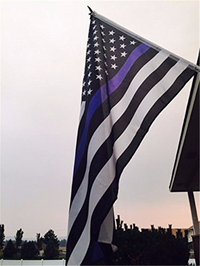 THIN BLUE LINE AMERICAN POLICE FLAG - Thin Blue Line Wear