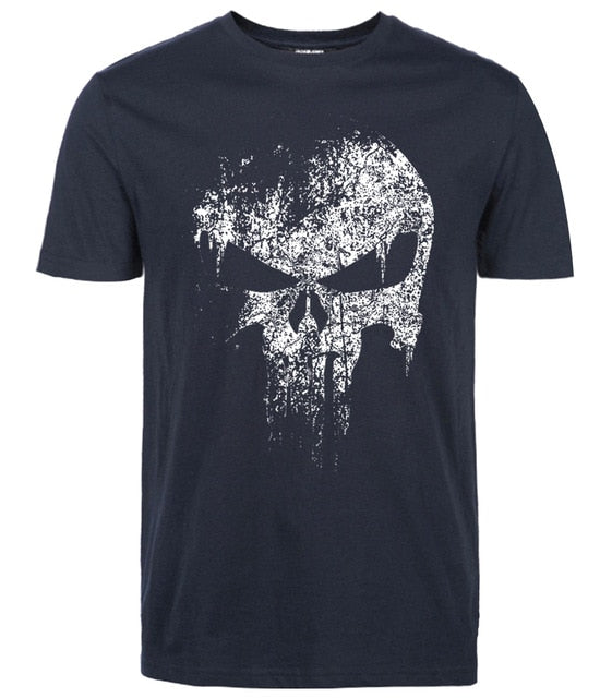 Punisher Printed T-shirt - Thin Blue Line Wear