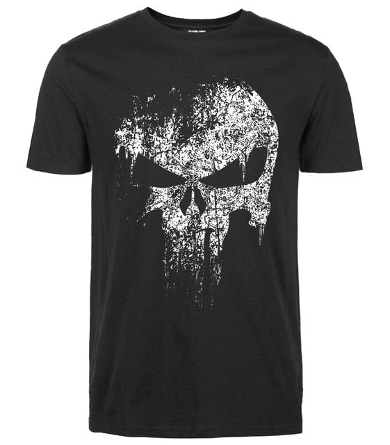 Punisher Printed T-shirt - Thin Blue Line Wear