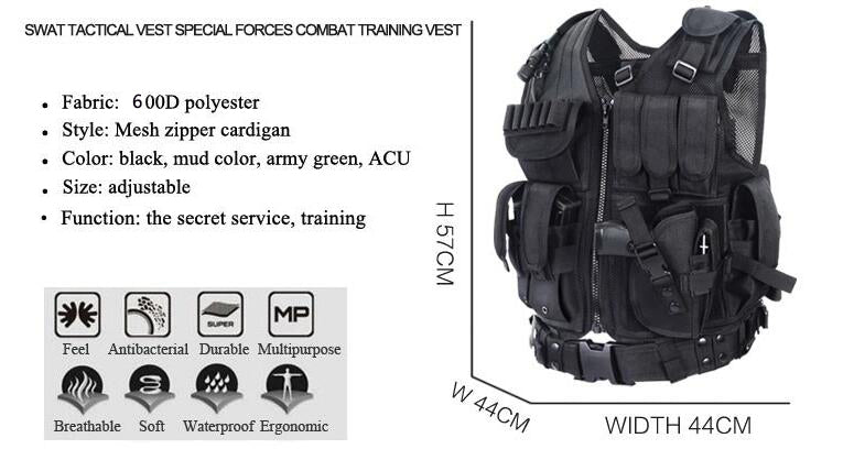 Law Enforcement Tactical Vest - Thin Blue Line Wear