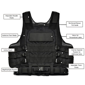 Law Enforcement Tactical Vest - Thin Blue Line Wear