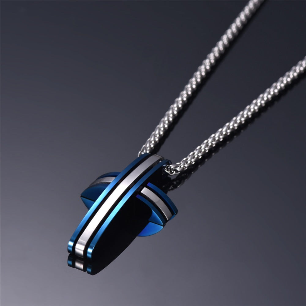 Modern Thin Blue Line Cross Necklace - Thin Blue Line Wear