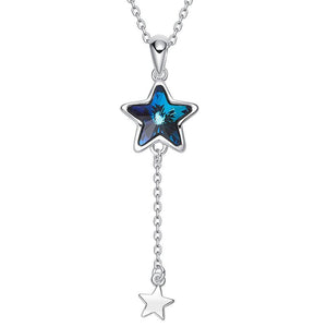 Blue Star Necklace - Thin Blue Line Wear