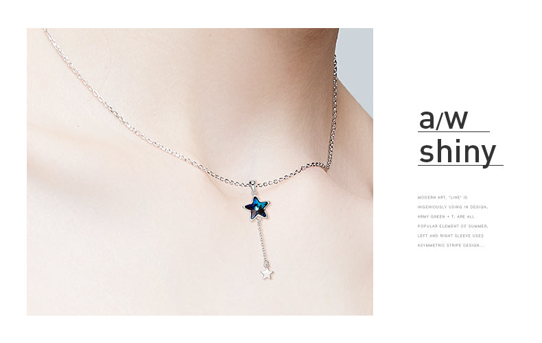 Blue Star Necklace - Thin Blue Line Wear