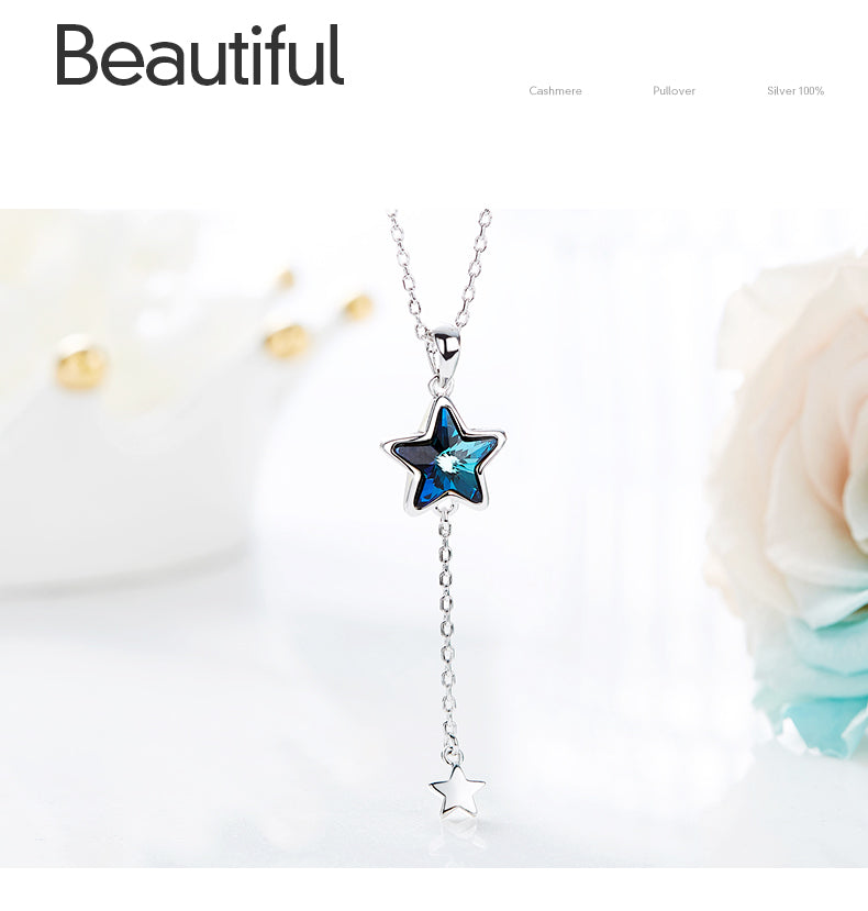 Blue Star Necklace - Thin Blue Line Wear