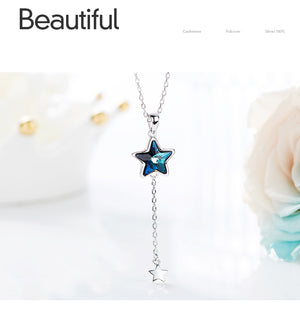 Blue Star Necklace - Thin Blue Line Wear