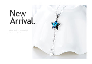 Blue Star Necklace - Thin Blue Line Wear