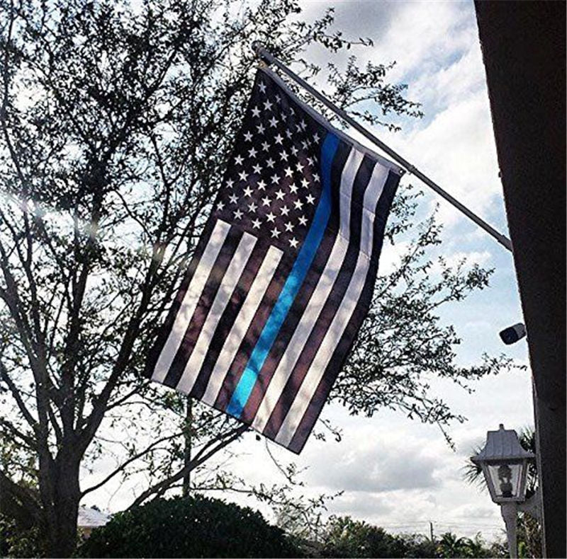 THIN BLUE LINE AMERICAN POLICE FLAG - Thin Blue Line Wear