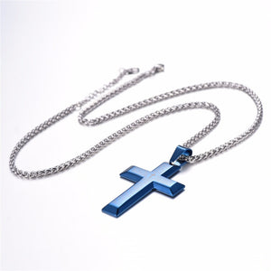 Cross W. Lord Christian Necklace - Thin Blue Line Wear