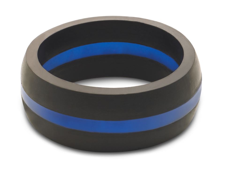 Thin Blue Line Silicone Ring - Thin Blue Line Wear